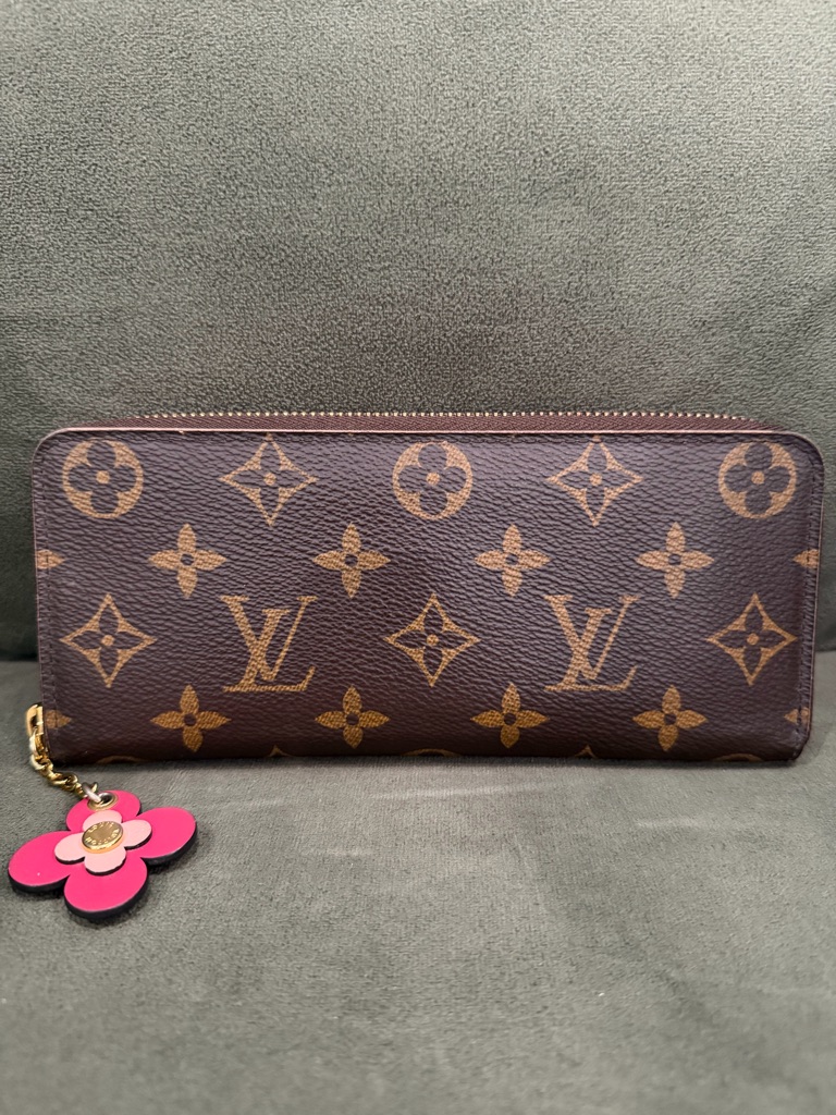 Louis Vuitton Clemence Wallet Blooming Flowers Monogram Canvas